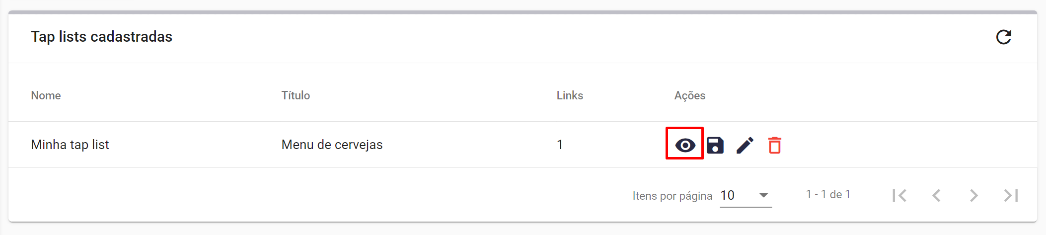 Perdi o Link